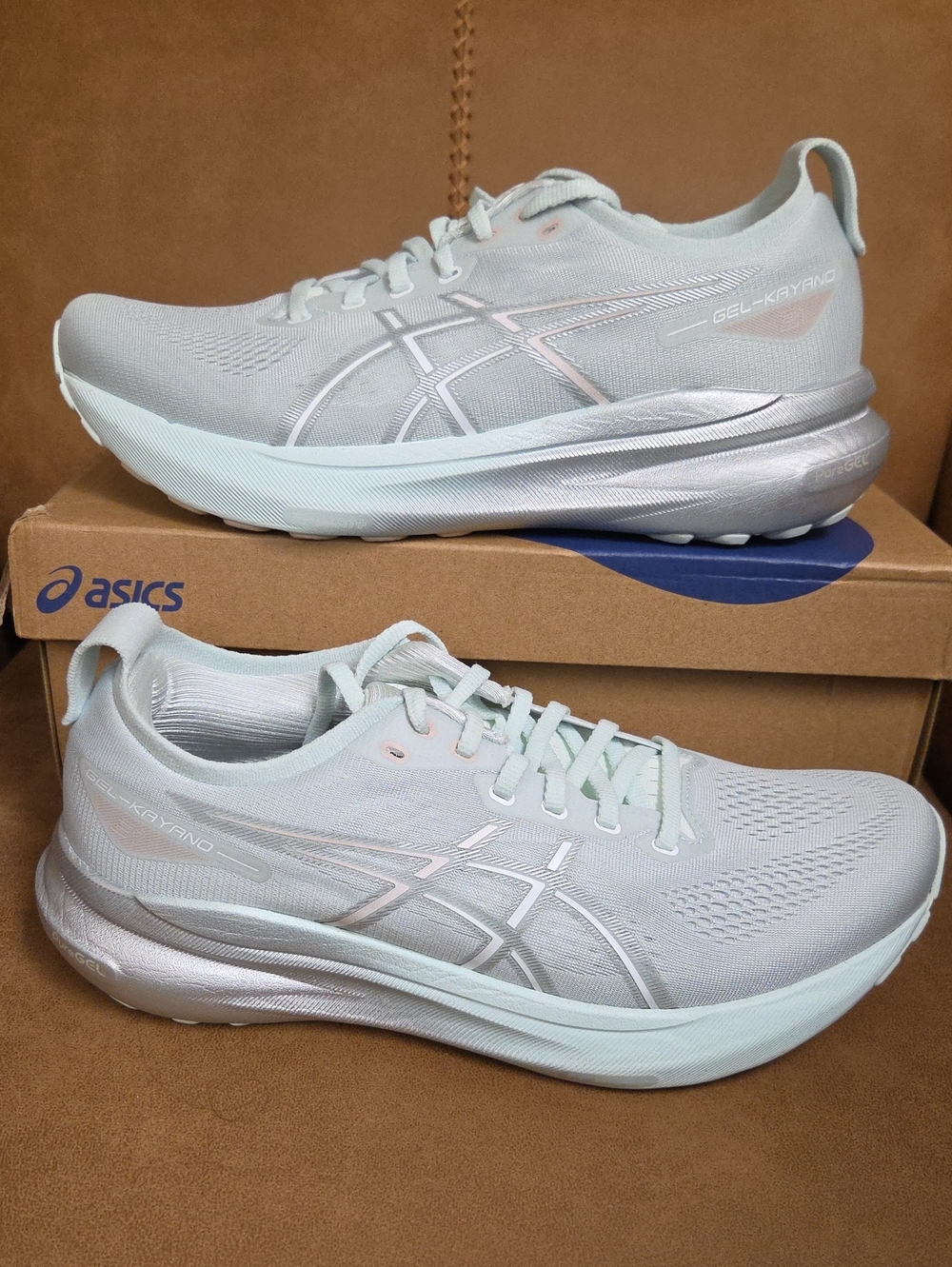 ASICS Women's GEL-Kayano 31  Running Shoes in Mint/Iridescent